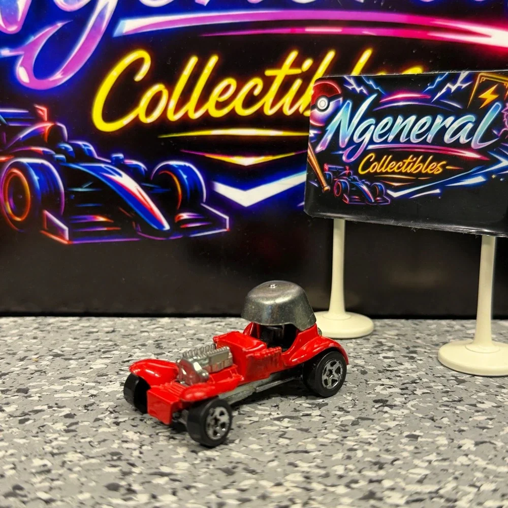 Hot Wheels Vintage Series Red Baron Red Diecast Car 1993 Mattel B23 Thailand